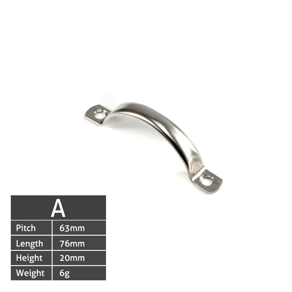 Tiradores de puerta de acero inoxidable, pomo de armario, cajones plateados, perillas de armario de cocina, 63mm, 79mm, 104mm, 125mm, estilo antiguo, 2 uds.: A