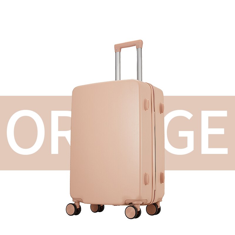 20"Suitcase Rolling Luggage With Travel Suitcase 캐리어 чемодан maletas de viaje trolley 캐리어 Luggage Set Suitcase: Pink