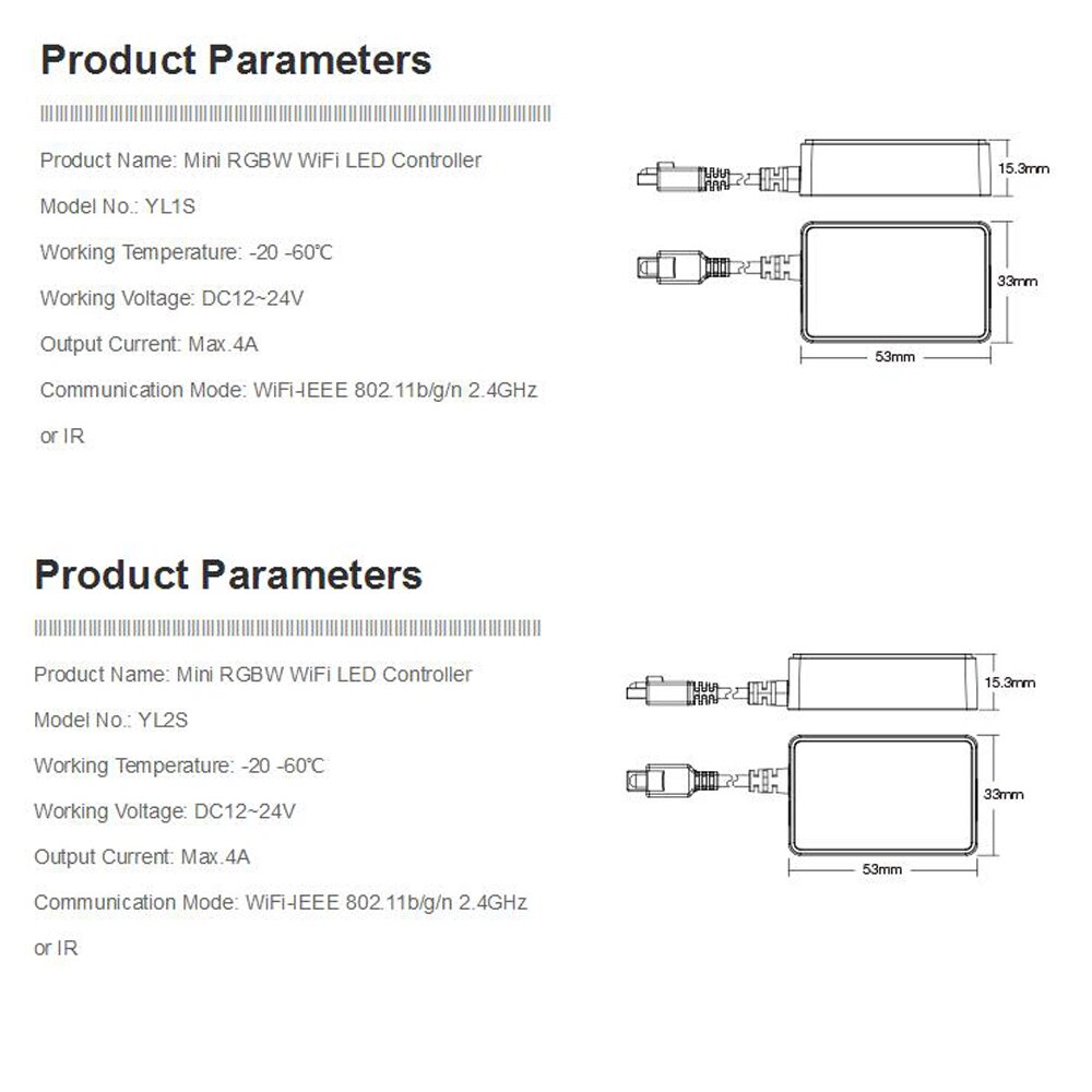 Milight Wifi Rgb Rgbw Led Controller Smartphone Controle Muziek Timer Alexa Voice Control Ios Android App Voor Led Strip