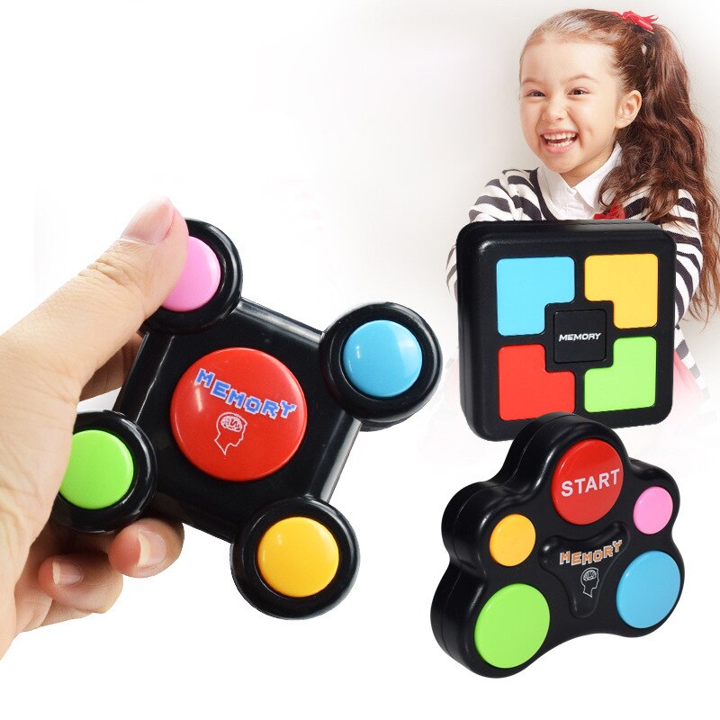 Children'S Educational Memory Game Machine LED Light And Sound Multi-Person Interactive Toy Training Hand-Brain Coordination