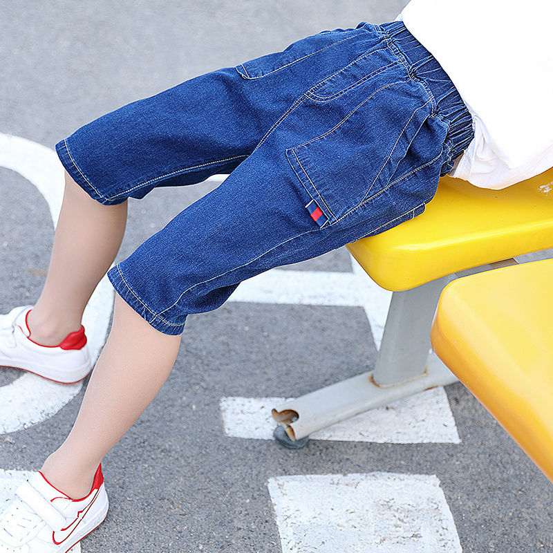 Denim Shorts for Kid Boys Jean Short Summer Casual Short Children Jean Pants for Boys Sport Pant Student Trousers for Teen