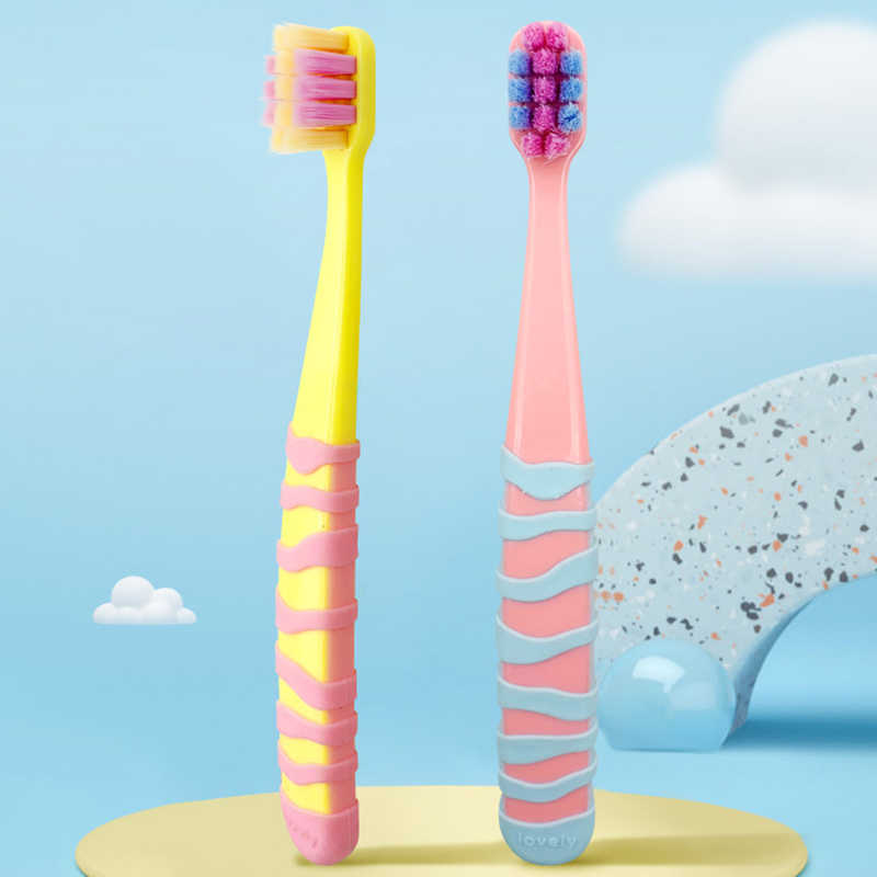2-12Y spazzolino da denti colorato per bambini spazzolino da denti per ragazze spazzolino da denti Ultra morbido spazzolino da denti per bambini