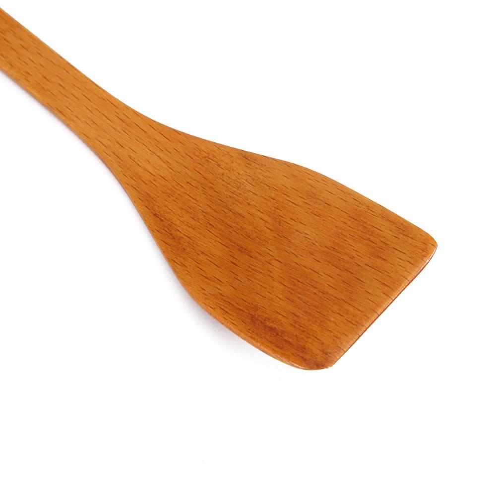 Espátula de madera antiadherente creativa, pala para fritos, utensilios de cocina, pala, herramientas de cocina casera práctica para hornear pasteles