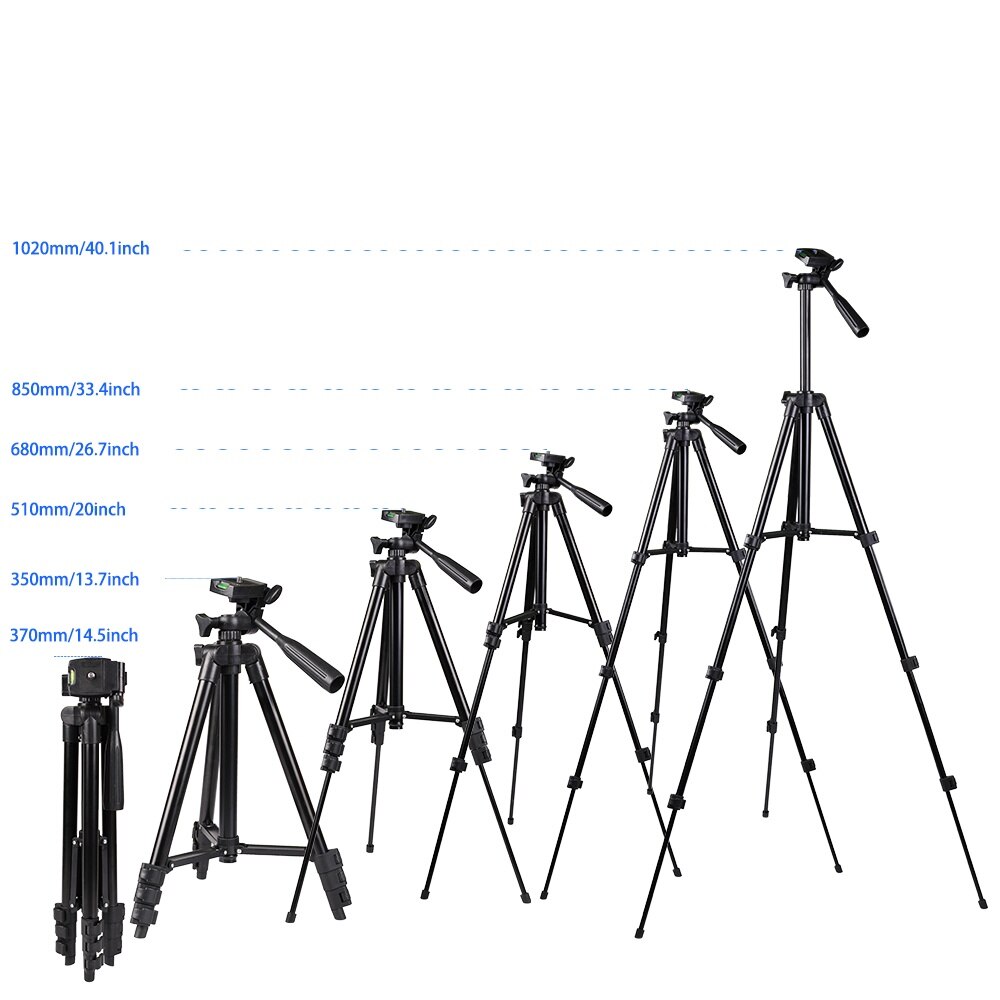 Tripod 3120 With 3-Way Head for Nikon D7100 D90 D3100 DSLR Sony NEX-5N A7S Canon 650D 70D 600D with Carry Bag