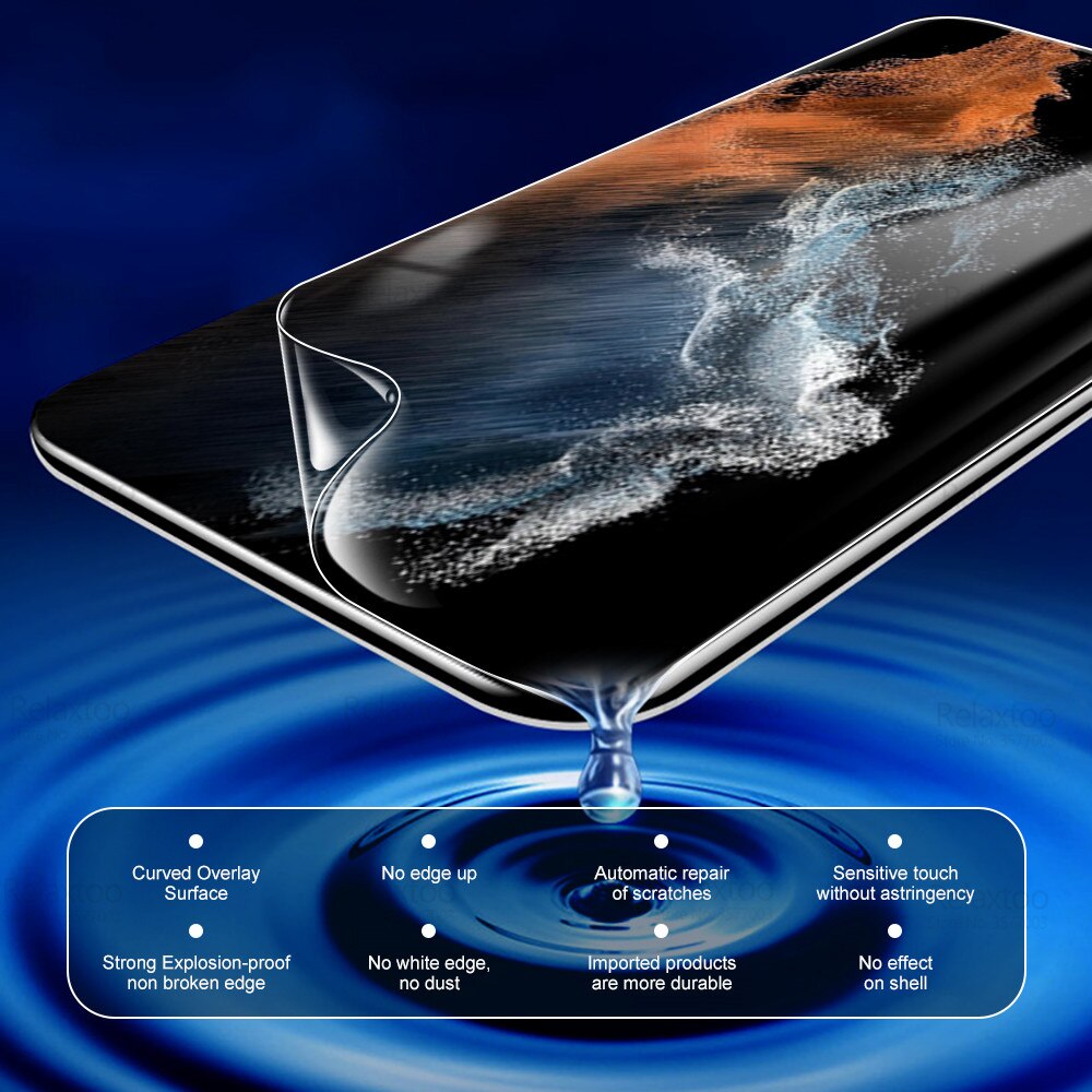 3in1 Hydrogel Film Für Samsung Galaxis S22 Ultra fallen Klar Sanft Startseite Sumsung S 22 Plus S22Ultra Bildschirm Schutz Kamera glas