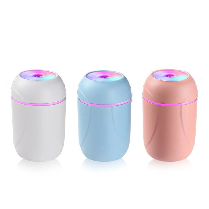 260Ml Slaapkamer Ultransonic Air H2o Luchtbevochtiger Aromatische Vaporizer Auto Usb Humidificador Geur Geur Geur Diffuser Mist Maker