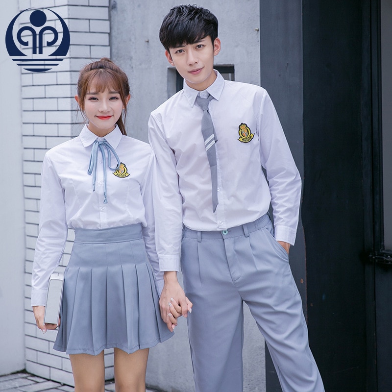 Stil skoleuniform japan stil sømandstøj studenteruniformer langærmet sæt england klasse bære uniformer d -0587