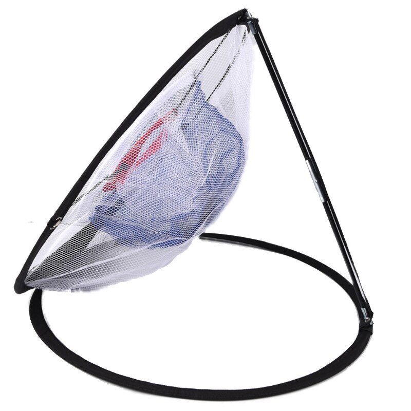 Golf Indoor Outdoor Chipping Pitching Cages Mats Practice Easy Net Golf Training Golf Aids with a Pad and Ball