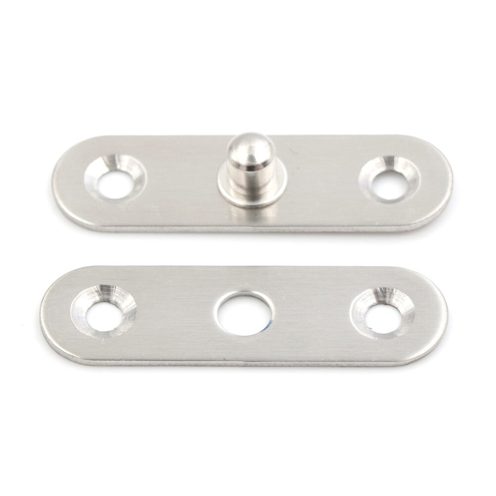Sourcingmap 75mm Longueur 360 Acier inoxydable porte charnière pivot