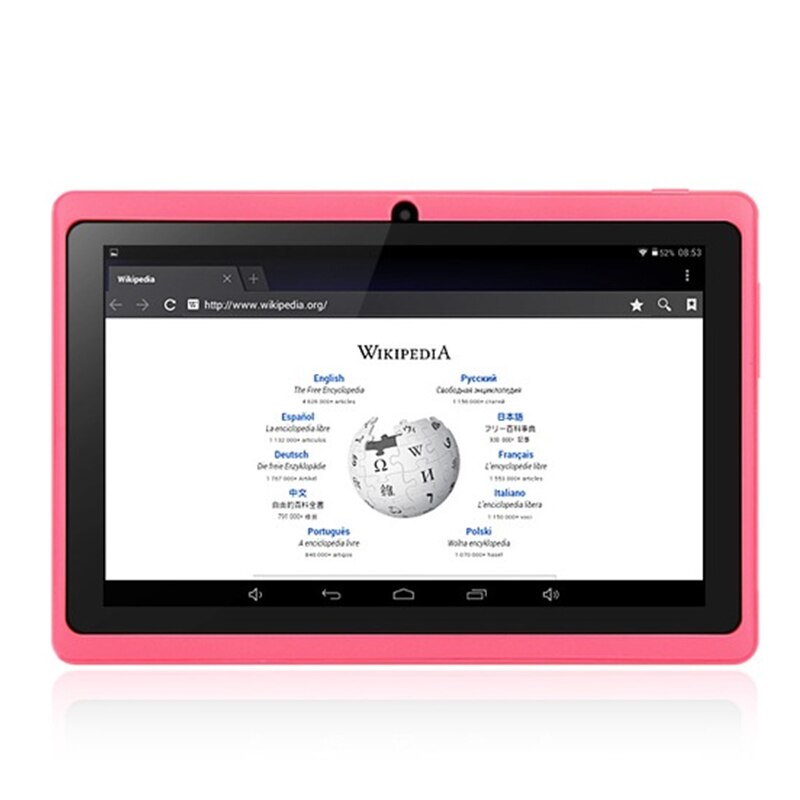 Q88 Pro 7 Inch Allwinner A33 Tablet Quad Core 512Mb + 8Gb Goedkope Android 4.4 Kids Tablet Pc 1024*600 Dual Camera Bluetooth