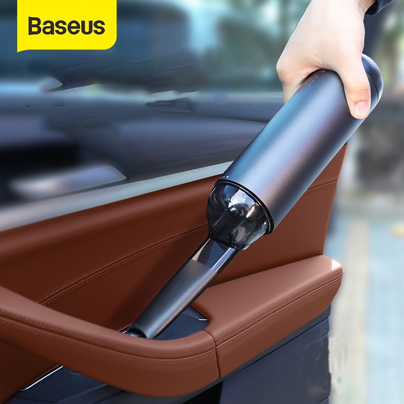 Baseus auto støvsuger håndholdt bil interiørrenser 4000pa trådløs rengøring til hjemmet desktop bilstøvsuger