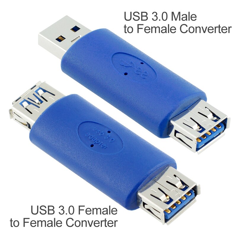 Conector USB hembra o hembra adaptador USB para Cable de datos convertidor USB AM-AF- AF AM-BM AF-Micro B USB extensión de la cabeza