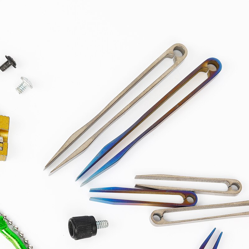 Tiartisan Keuken Tool titanium legering Pincet ultralight beactlful en colorfulsmall pincet Huishoudelijke tool