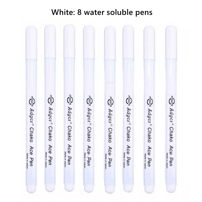 Haile Fabric Markers Fade Out for Drawing Lines Disappearing Marker Pens Patchwork Fabric PP Multi Purpose DIY Craft Sewing Tool: Lavender