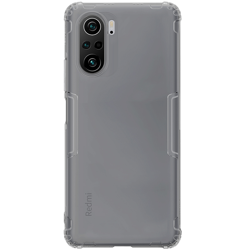 Nillkin Voor Xiaomi Poco F3 Case Natuur Tpu Soft Touch Siliconen Cover Ultra-Dunne Telefoon Bescherming Case Voor Xiaomi poco F3 Case: GRAY