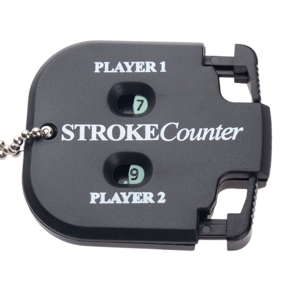 Mini Golf Shot Count Stroke Putt Score Counter Two Digits Scoring Keeper With Key Chain Golf Training Aids Golf Accessory