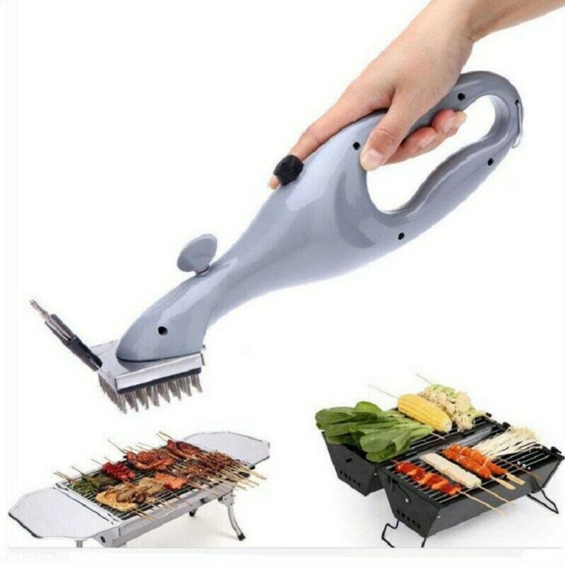 Long BBQ Oven Cleaning Brush Stainless Steel Barbecue Grill Cleaner Remover Tool