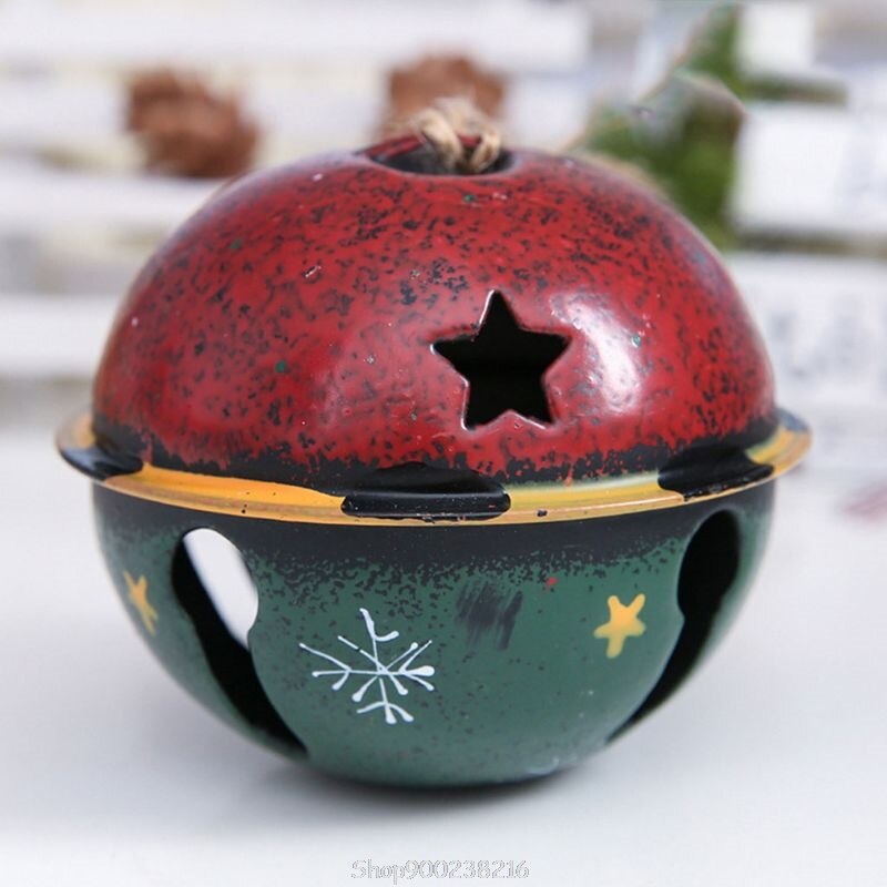1Pc Christmas Bells Iron Kleurrijke Jingle Bellschristmas Taree Party Decoratie Hangers Diy Ambachten Au 20