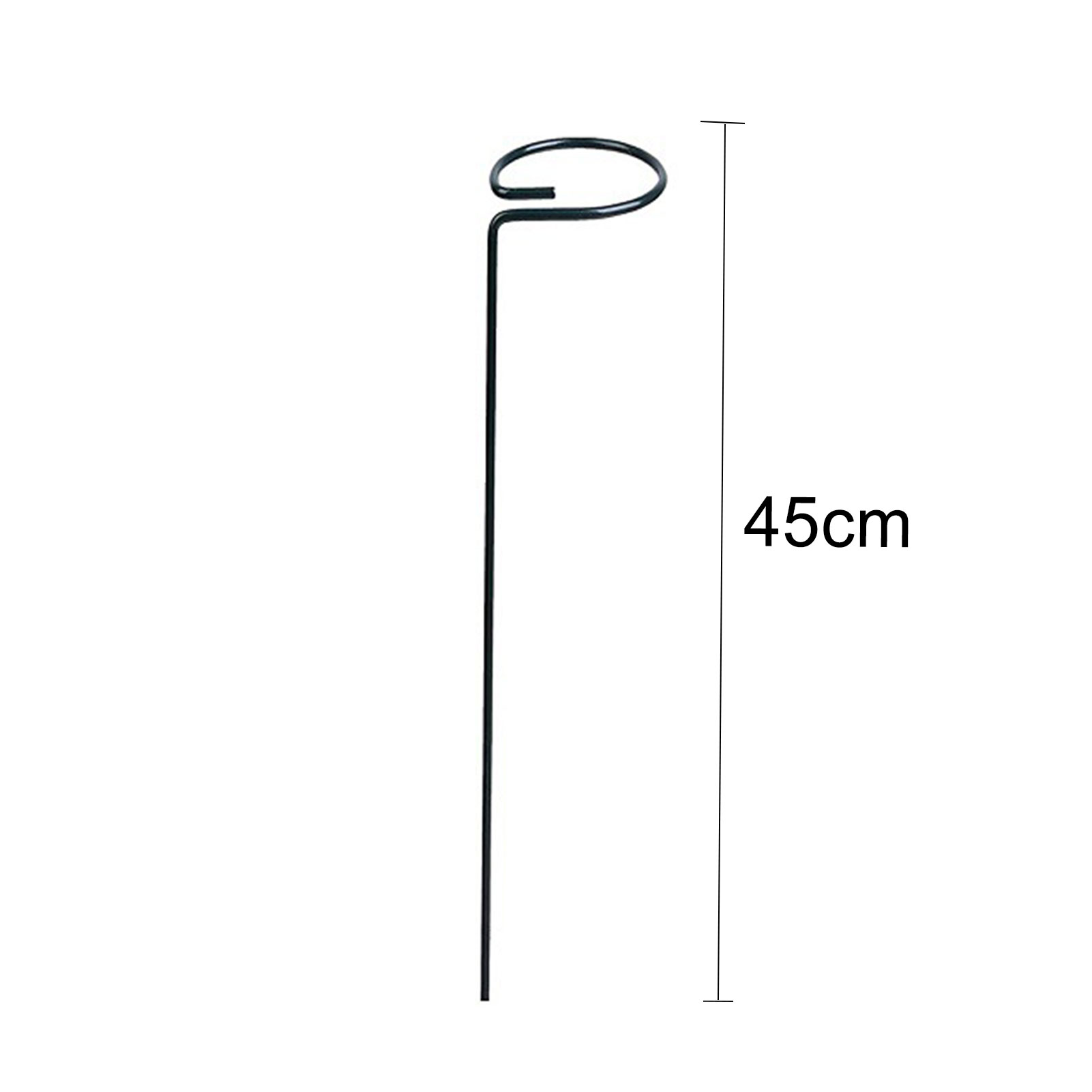 5/10 Stück Gartenstütze Pfahlring Metall Gartenpflanze unterstützt Einzelstamm Strauchhalter für Pflanzen Rose Blumen Gemüse Rebe