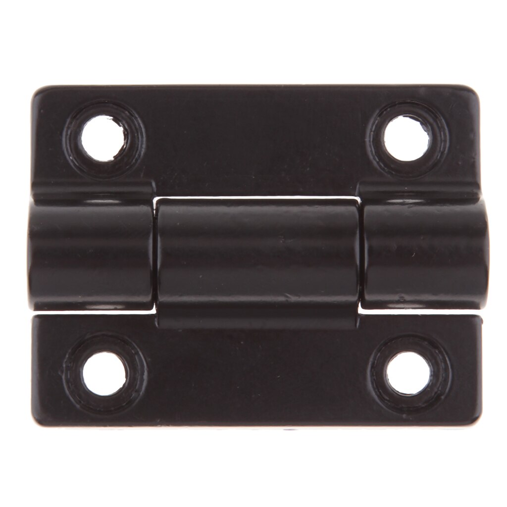 180 Degree Boat Cabin Door Hinge Adjustable Position Control Hinges with with Countersunk Holes - Black