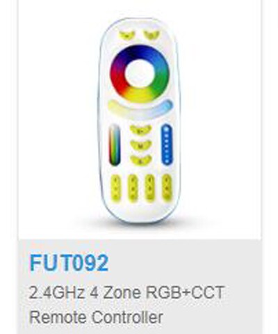 Upgrade 2.4Ghz Rgb + Cct Led Strip Controller DC12 ~ 24V Dimbare Driver 6A/Ch Voor rgb + Cct Led Strip Kan Remote/Voice Control: FUT092