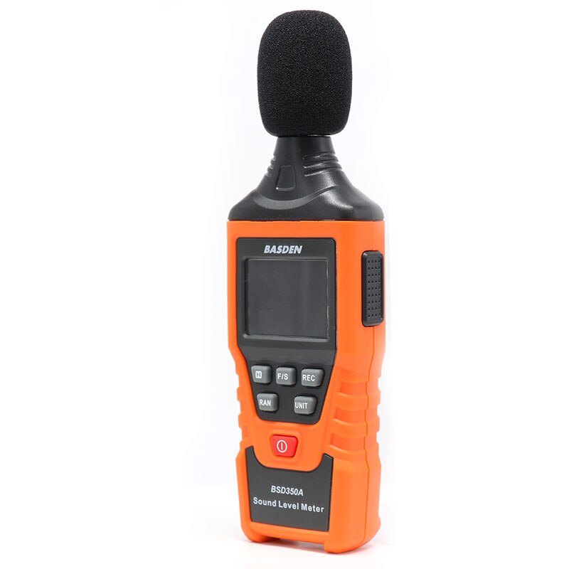 Bsd -350a digital lydniveau test støjmåler måling 30-130db db test med hd farveskærm