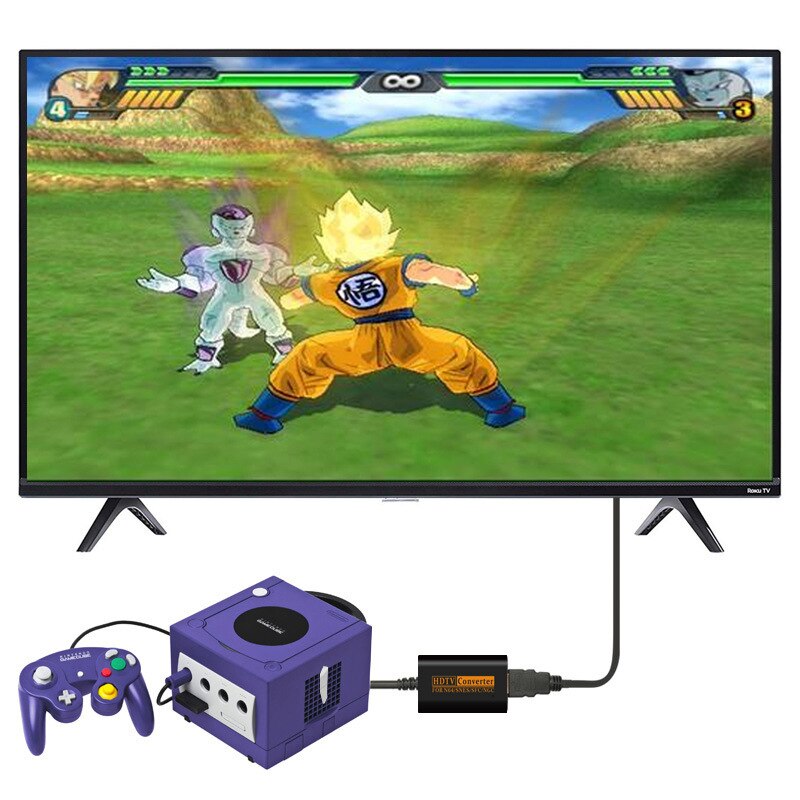 720P Hdmi Switch Converter Voor N64 Snes Ngc Sfc Naar Hdtv Video Scart Kabel Handig Splitter Game Console Conversie