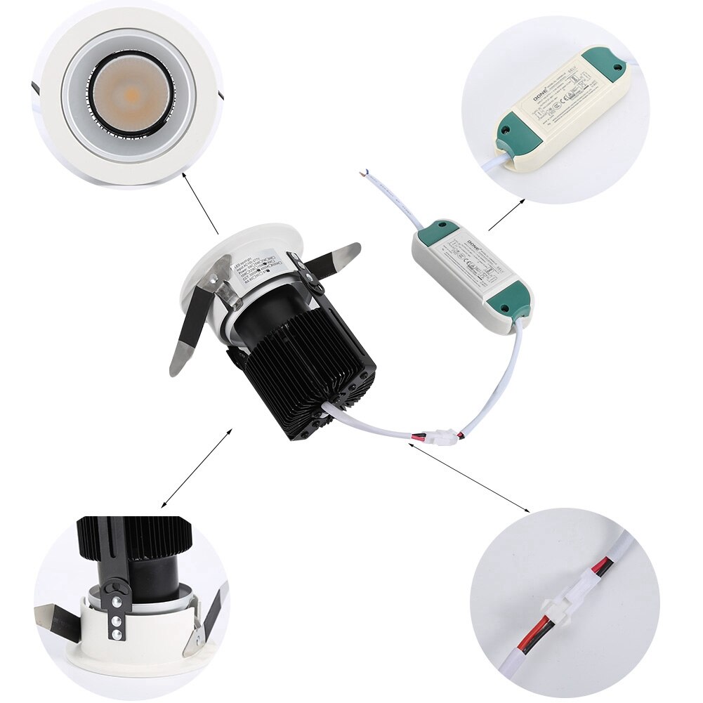Klassisk led wall washer lampe indbygget drejelig led spotlight hotel villa shopping projekt væg 18w væg lampe led spotlight