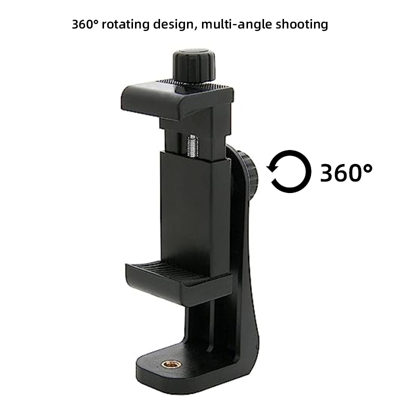 Trépied support de téléphone adaptateur standard, appareil photo numérique rotatif, support rapide, monopode réglable pour iPhone, caméscope, téléphones portables