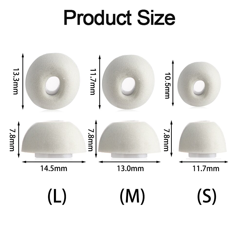 Valkoiset hotwireless bluetooth-kuulokkeet apple airpodille pro korvaavat kuulokkeet air memory foam sleeve korvakärjet tarvikkeet