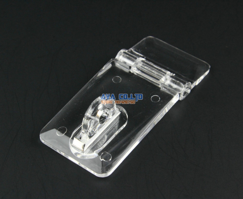 10 Clear Acrylic Plastic Hasp Latch Plexiglass Hasp 55x24mm