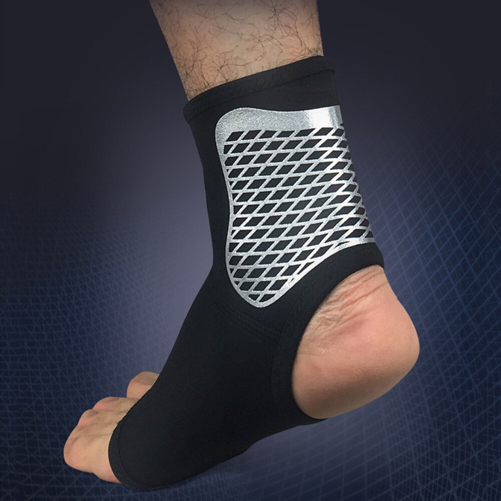 2 sztuk oddychające sportowe kostki ochraniacz kostki pielęgnacja rękawem robić ćwiczeń bieganie zdatność koszykówka (czarny rozmiar): S