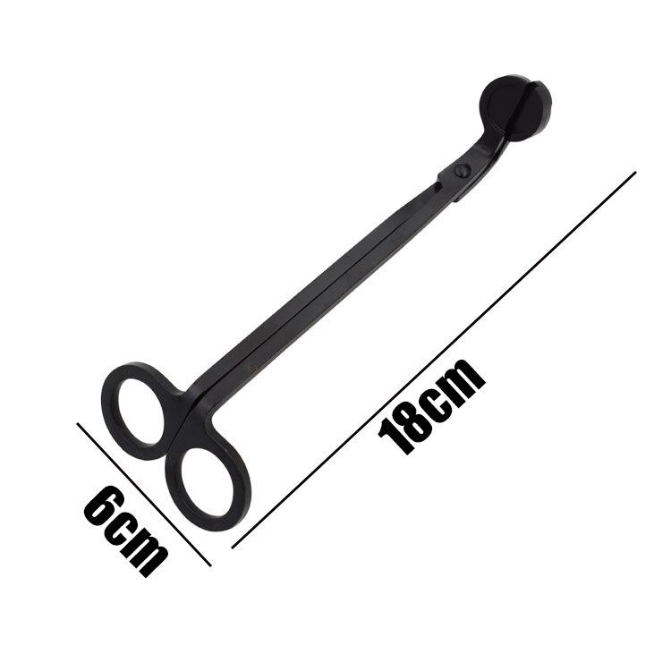 50pcs Wax Core Holder Soy Wax Centering Device For DIY Candle Making Aromatherapy Wicks Making Tool: Trimmer Black