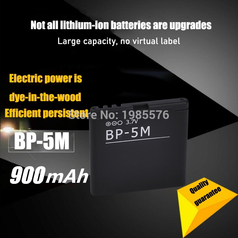 BP-5M BP 5M BP5M Batterie Für Nokia 5700 5610 5611 5710 5611XM 5700XM 5710 XM 6110 6200c 6220C 6220 6500S 7379 7390 8600