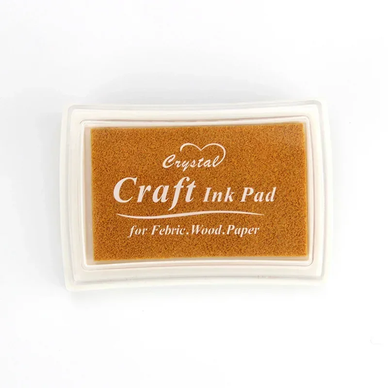 20 Colors Inkpad Rubber Stamp Handmade DIY Craft Oil Based Ink Pad Fabric Wood Paper Colorful Cartoon Finger Print Scrapbooking: Navy Blue