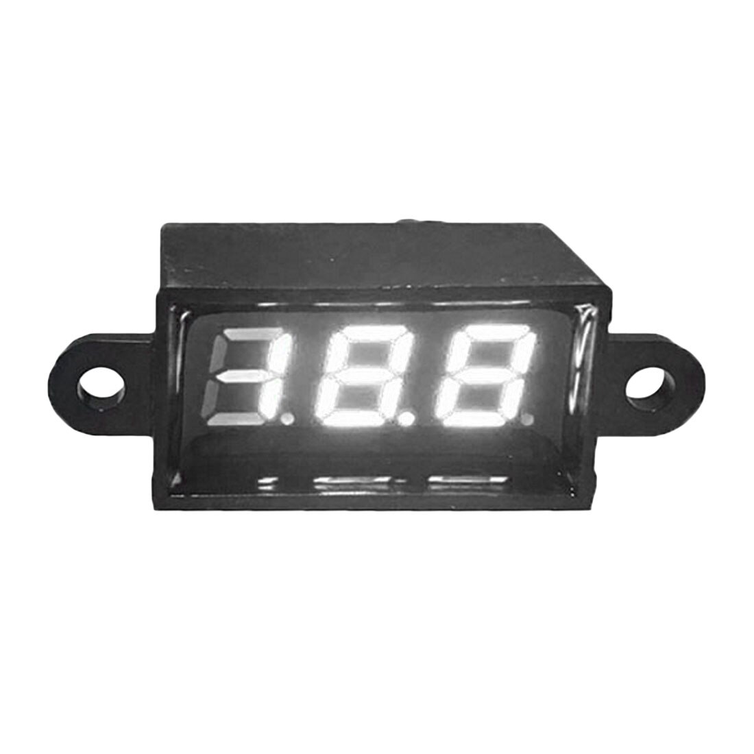 Waterdicht 0.28 Dc 3.5-30V Mini Digitale Led Voltmeter Volt Meter 12V Auto Moto Range Dc 3.50-30.0V Auto Elektrische Spanning Ampèremeter: LED White