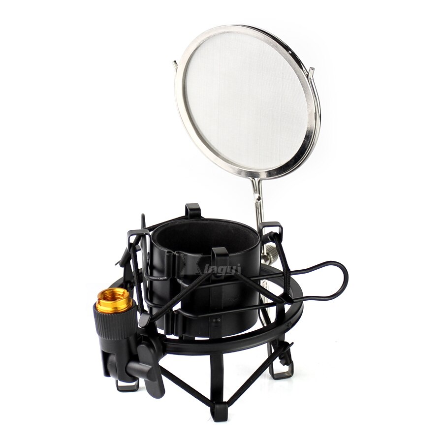 Spider Microphone Shock Mount Mic Isolation Shield Stand Wind Screen Pop Filter Popfilter Windscreen For Neumann TLM U 89 U89 Ai