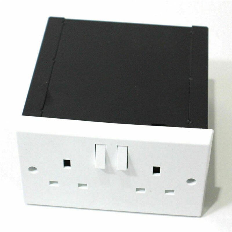 Imitation Double UK Plug Socket Wall Security Secret Hidden Stash Box Covert Diversion Safe