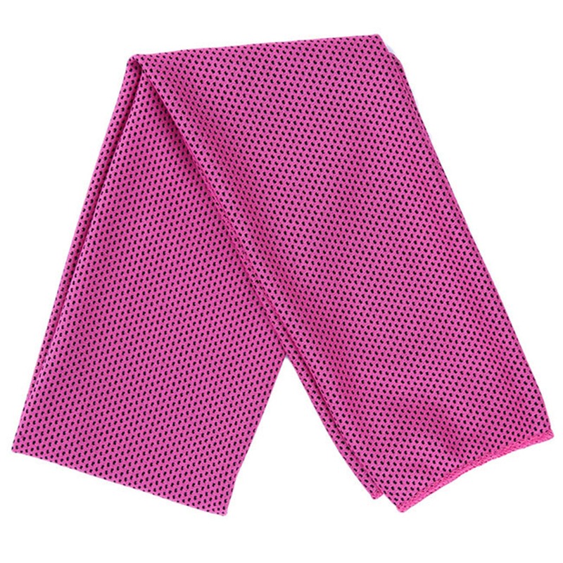 Microfiber Sport Handdoek Snelle Koeling Ice Gezicht Handdoek Sneldrogende Strand Handdoeken Zomer Blijvende Instant Chill Handdoeken Voor Fitness: Rose Red