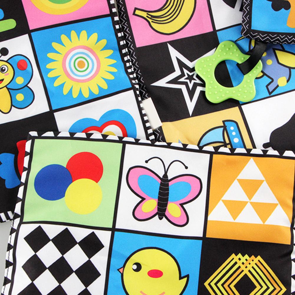 1 set baby-taschentücher mit cartoon-print, mehrzweck-polyester, kleinkind-kinderbett-handtuch, gesichtstuch für neugeborene