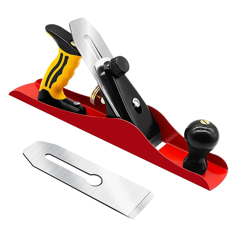 12.5Inch Wood Planer 2Inch Cutter Planers Woodworking Tools Adjustable Control the Depth of Hand Plane,2 Blades