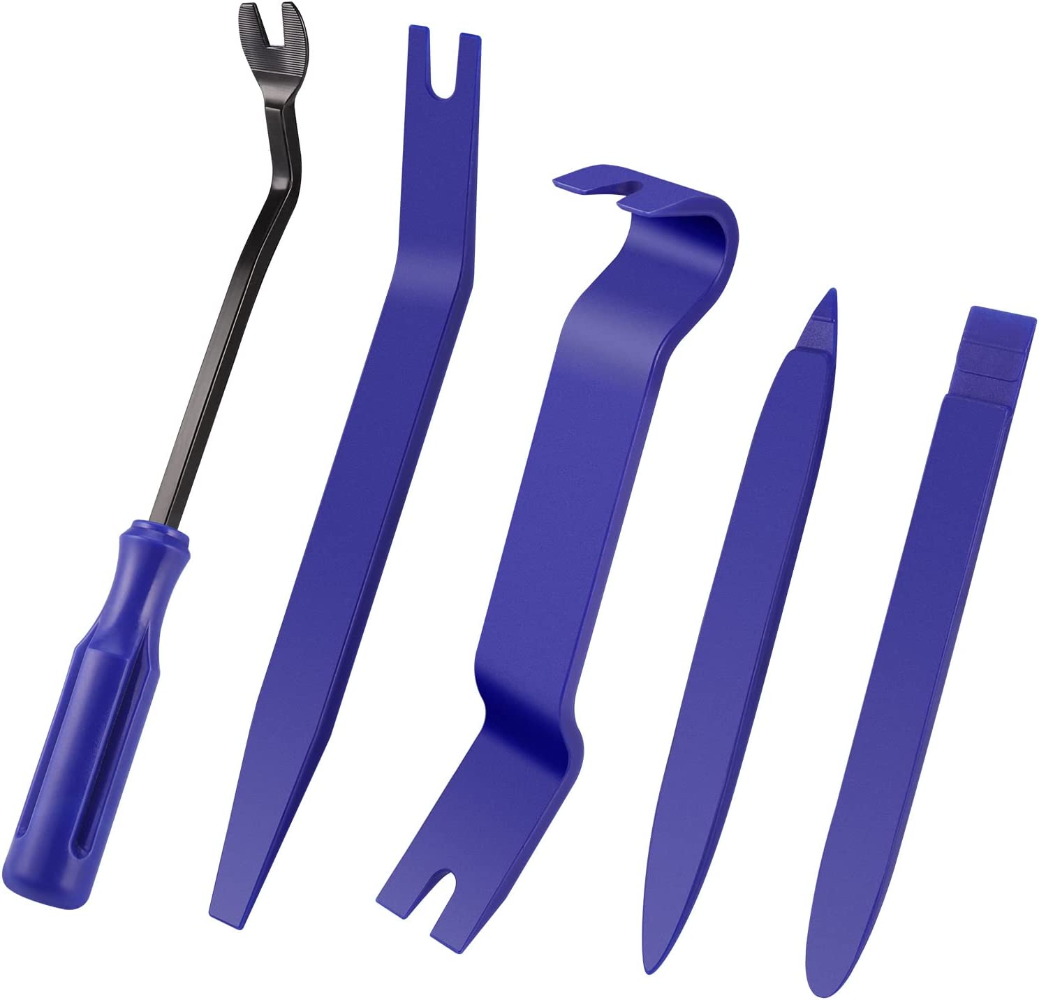 Auto-interieur demontage gereedschap Trim Removal Tools Kit Auto Removal Tool Kit Deurpaneel Radio Stereo Audio Dash Terminal verwijderen: GRIJS