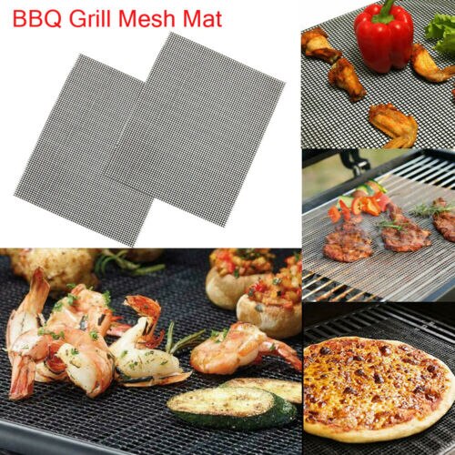 Mintiml Grill Mat BBQ Grill Mesh Mat Non-stick Teflon Koken Sheet Liner Vis Slip Non-stick Barbecue vlees Gereedschap