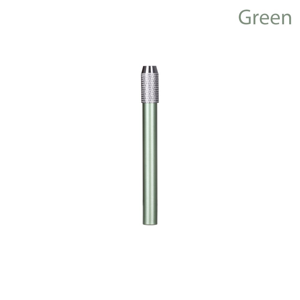 Extensor de lápiz de Metal soporte alargado Multi Color giratorio desmontable boceto de arte lápiz alargador Topper escuela Oficina suministro: Green