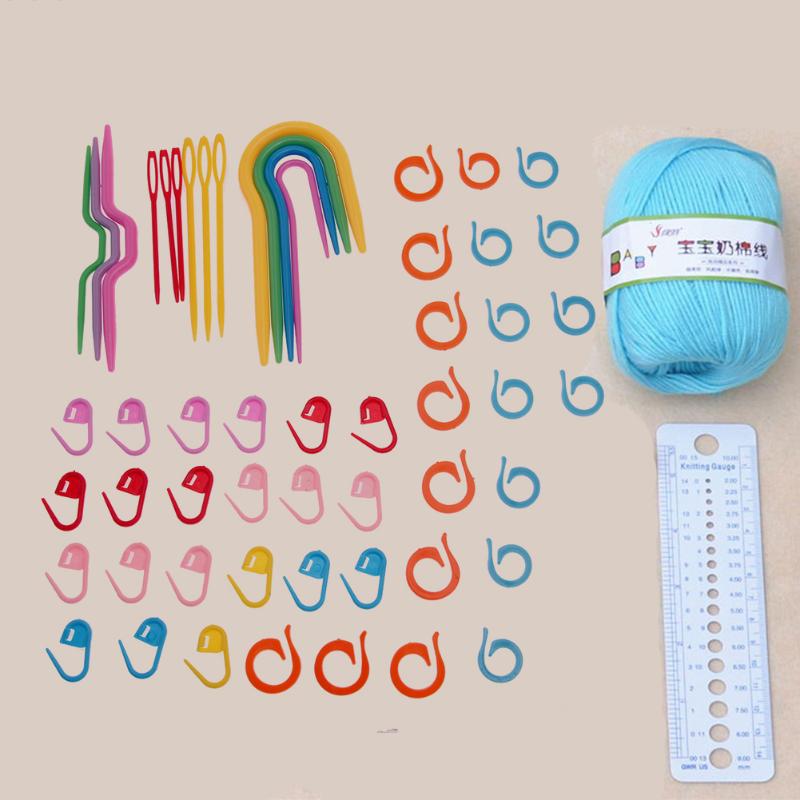 1 stelt ABS Plastic Knit Stitch Breinaalden Haaknaald Plastic Markers Naald Clip Craft Haakt Breien Locking Stitch