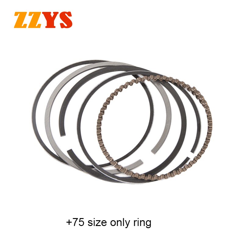 49mm 49.25mm 49.5mm 49.75mm 50mm Oversize 0.25 0.5 0.75 1.0 Motorcycle Piston and Ring Kit For YAMAHA XV250 XV 250 XC125 XC 125: 0.75 Ring