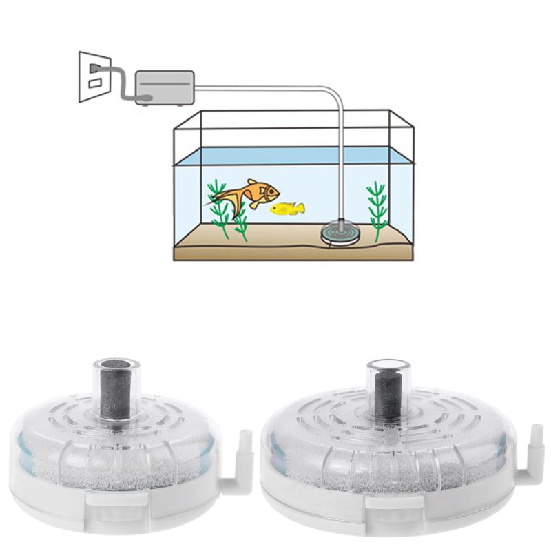 Ronde aquariumspons aquariumfilter waterfilter biologische filtratie