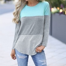 Women Breastfeeding Clothes Maternity Long Sleeve Striped Nursing Tops Female Casual Plus Size For Nursing Mothers Clothes