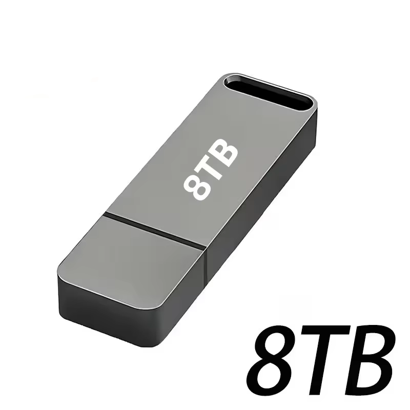 16TB Flash Drive USB3.2 High Speed Transfer Type C U Metal Flash SSD Portable Mini Flash Drive Memory Waterproof U Drive: Red