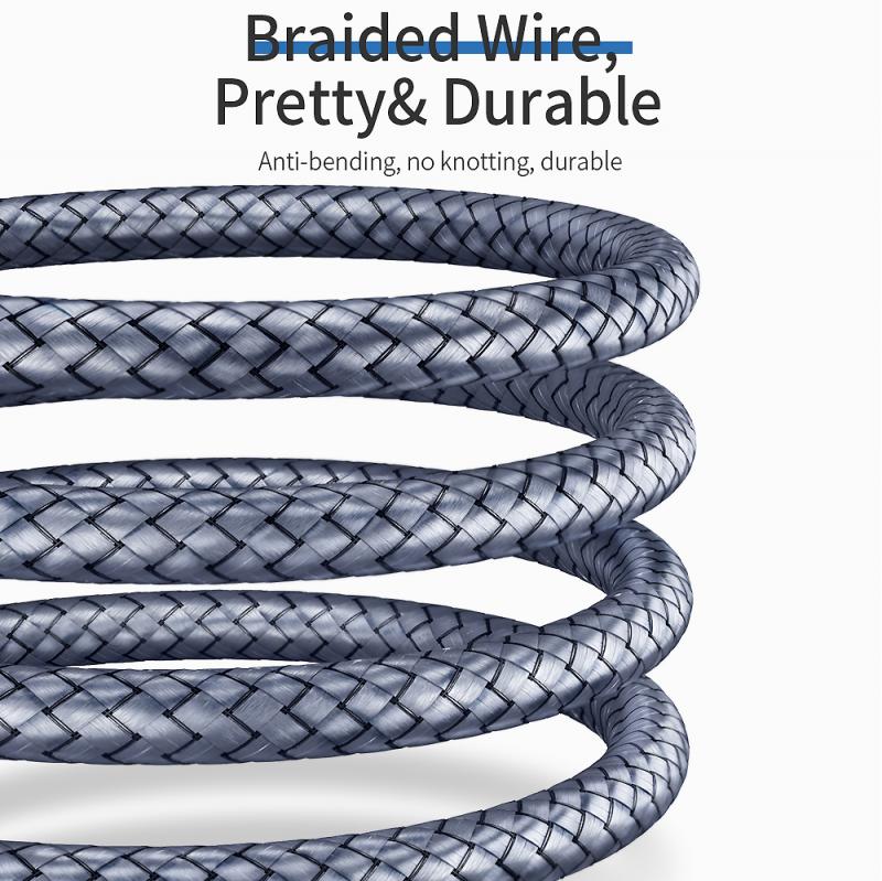 Essager Aux Cable Jack 3.5 Mm Audio Extension Cable HIFI Headphone Jack Splitter Speaker Cable Extender Male To Female